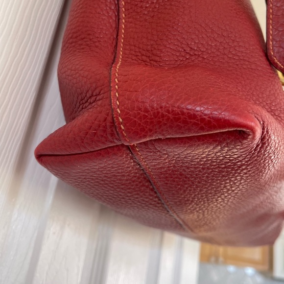Prada Red Large Vitello Phenix Leather Shopper, 2-way shoulder bag, EUC - Picture 8 of 14